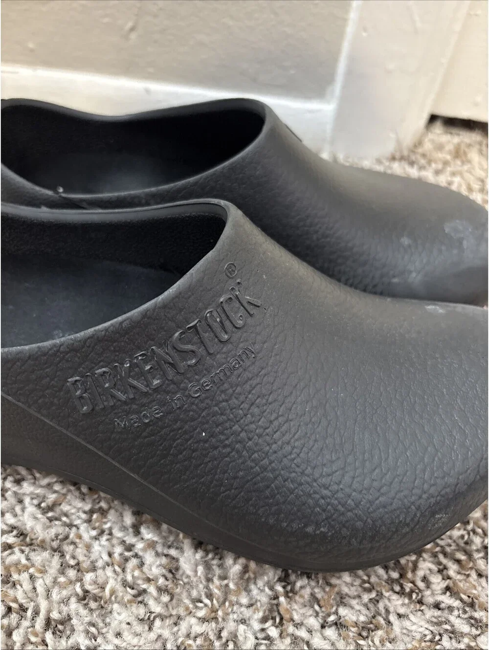 Birkenstock Profi Birki Women's Size 7 Black Walking Nursing Work Clogs Shoes